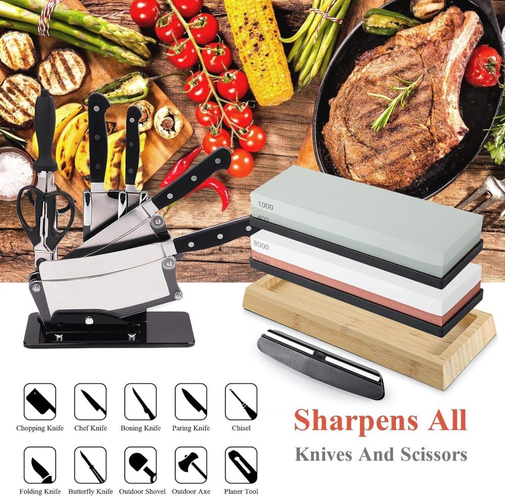 Premium Knife Sharpening Stone Kit