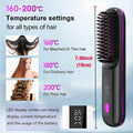 Cordless Portable Hair Straightener Brush