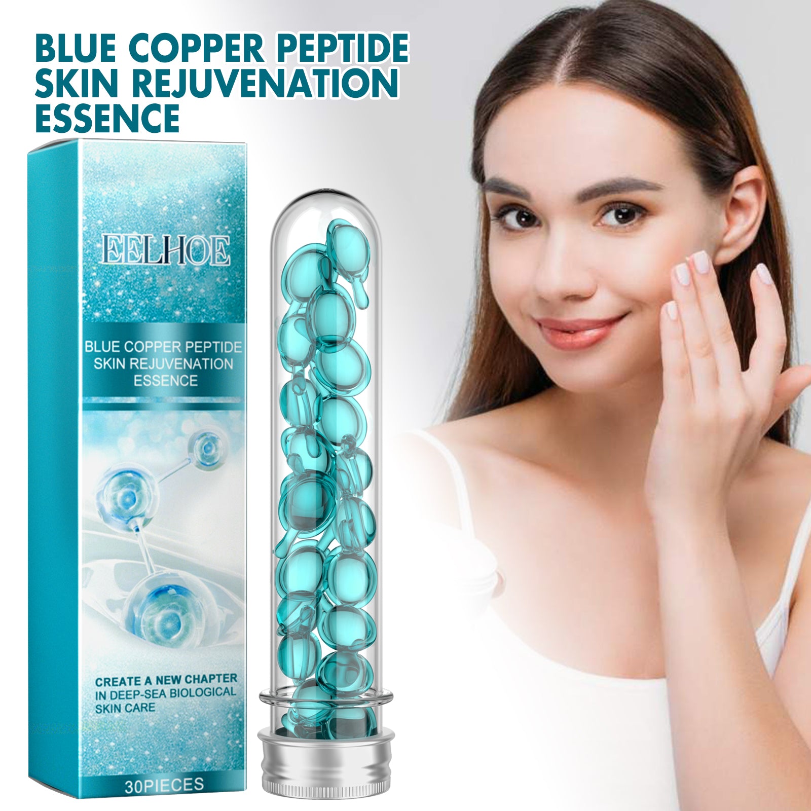 Rejuvenate with EELHOE Blue Copper Peptide Essence