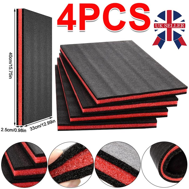High-Density Tool Box Foam Inserts - 4 PCS