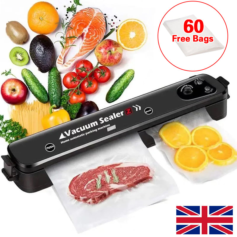 Automatic Vacuum Food Sealer with 60 Bags