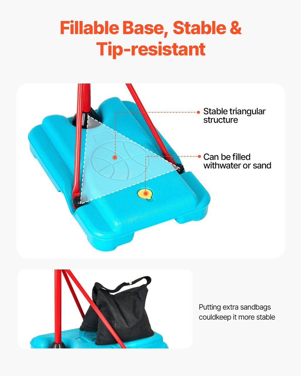Portable Kids Basketball Hoop