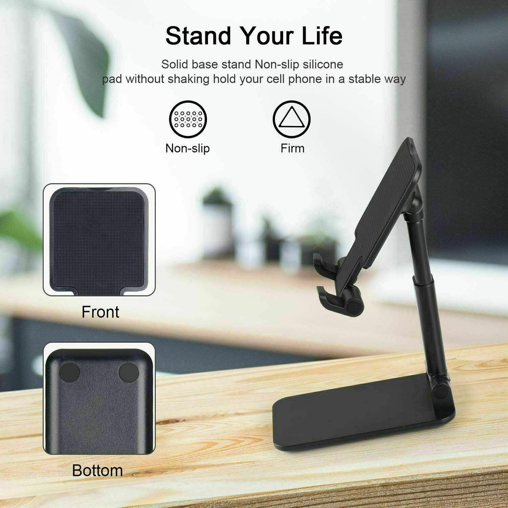 Premium Foldable Cell Phone Stand & Tablet Mount