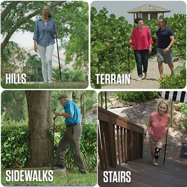 Posture Cane Adjustable Height Walking Stick