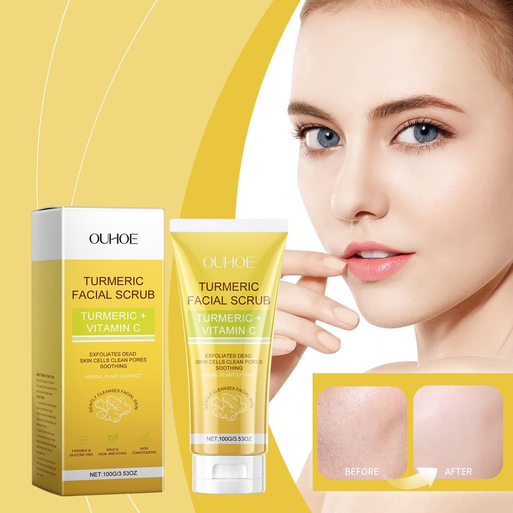 OUHOE Turmeric Exfoliating Facial Scrub