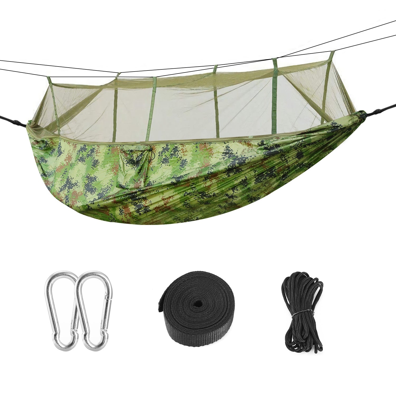 Comfortable Camping Hammock with Protective Net