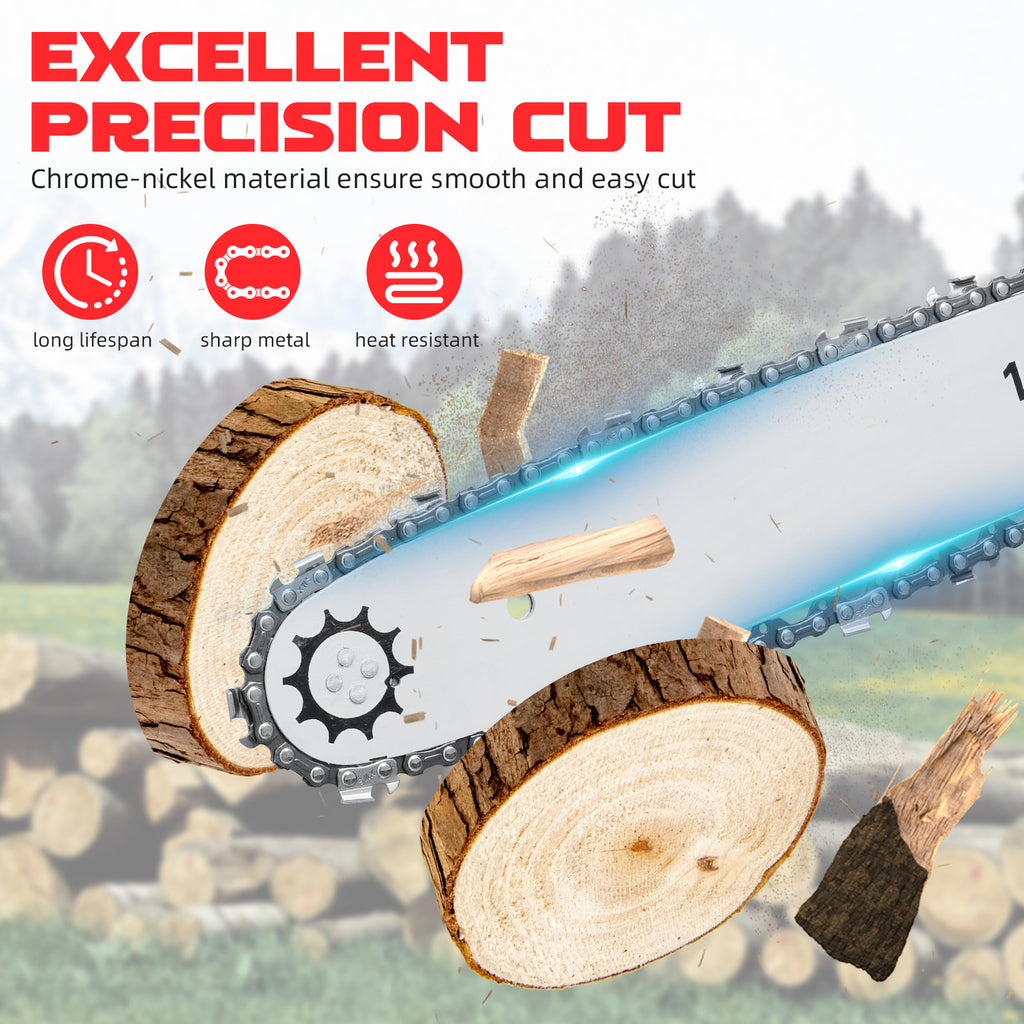 Effortless 12 Inch Cordless Chainsaw