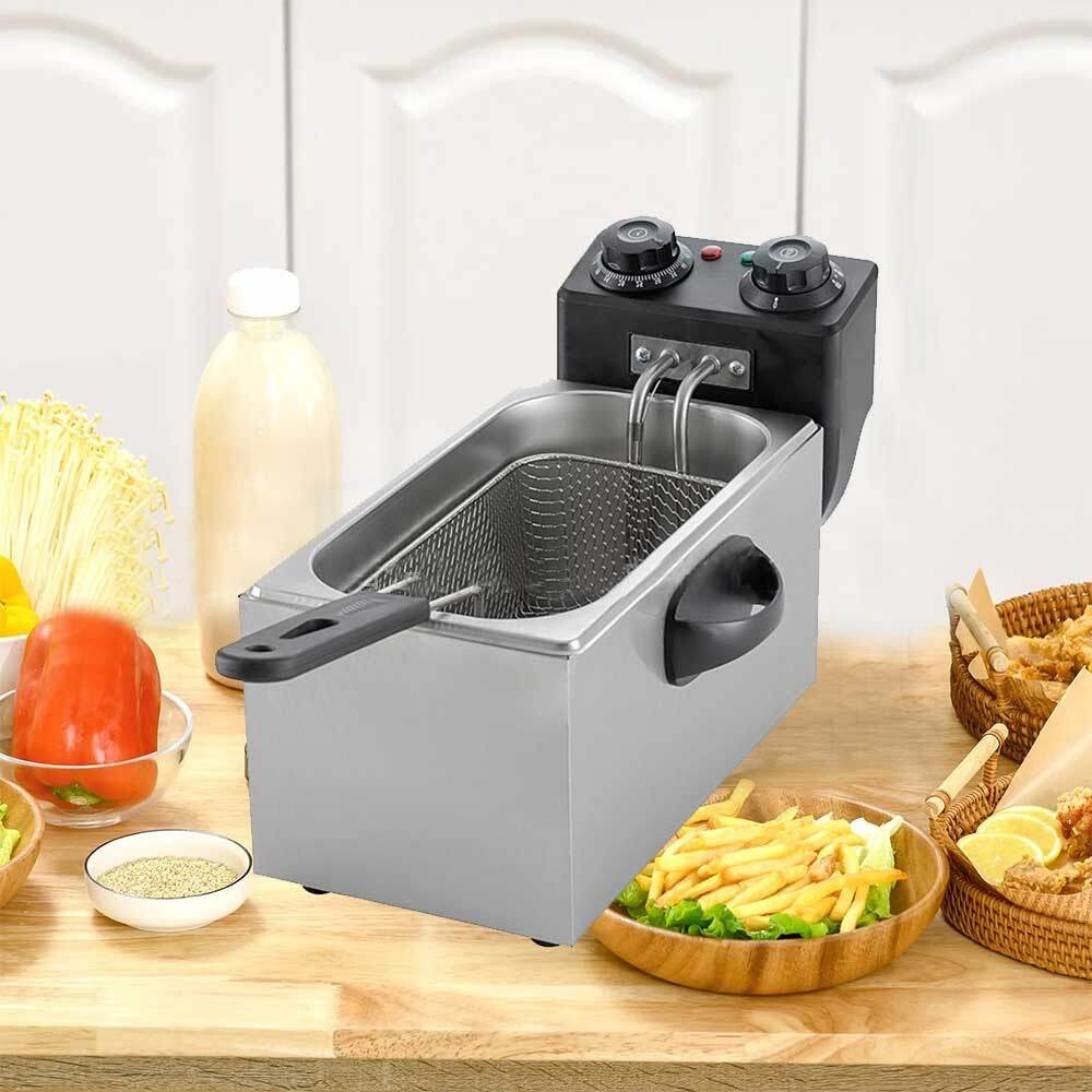 Versatile 4L Deep Fat Fryer with Timer - 2000W Power