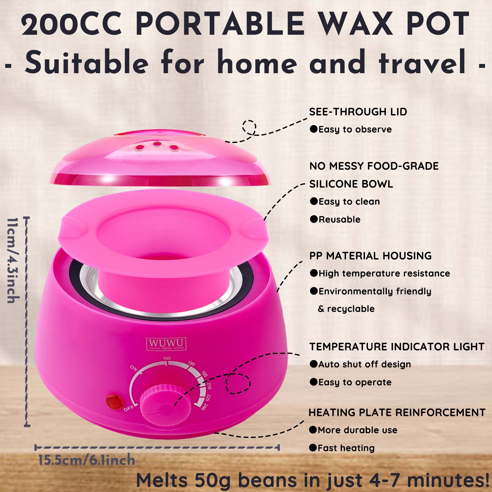 23-Piece Waxing Kit for Smooth Skin