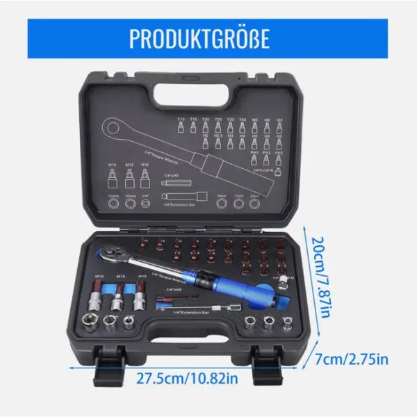 1/4 Inch Industrial-Grade Adjustable Torque Wrench