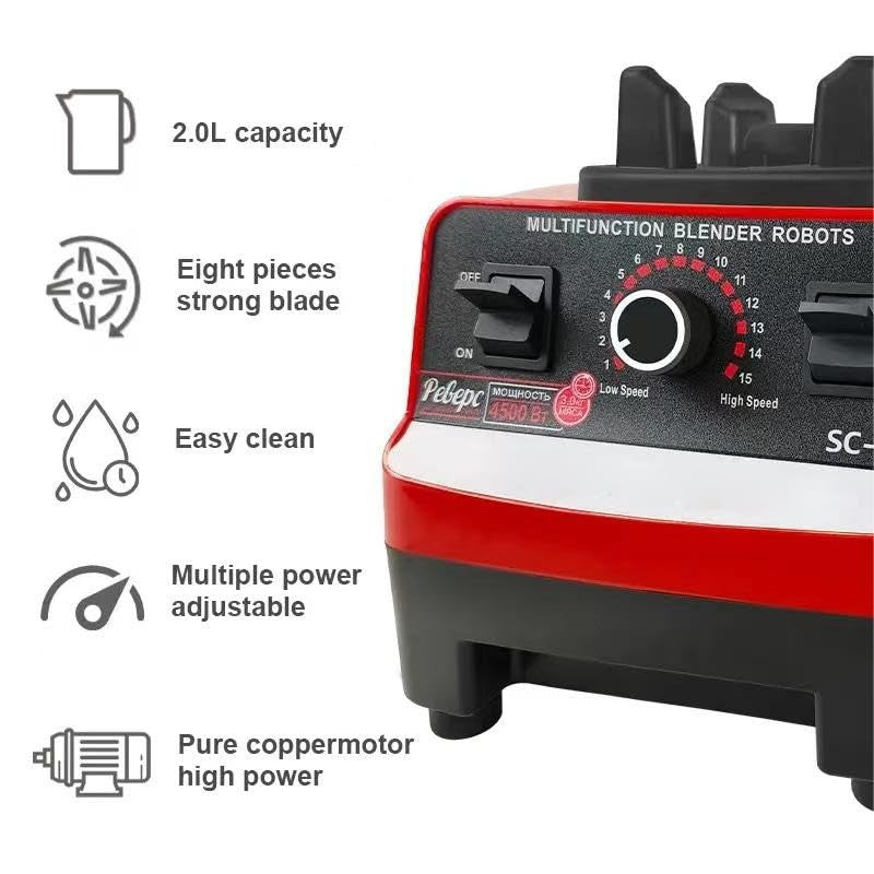 Ultimate High-Speed Smoothie Blender with Dual Jugs