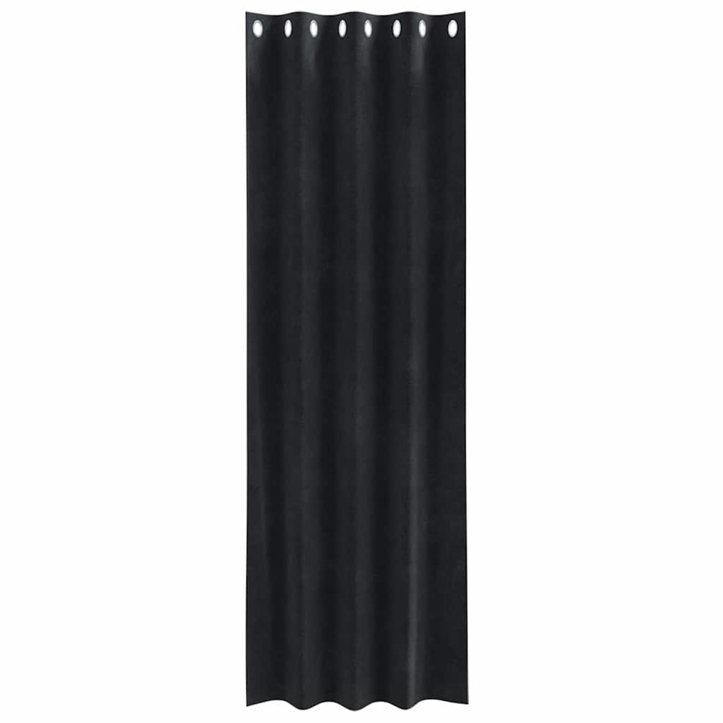 Luxurious Velvet Curtains with Drapes - Set of 2