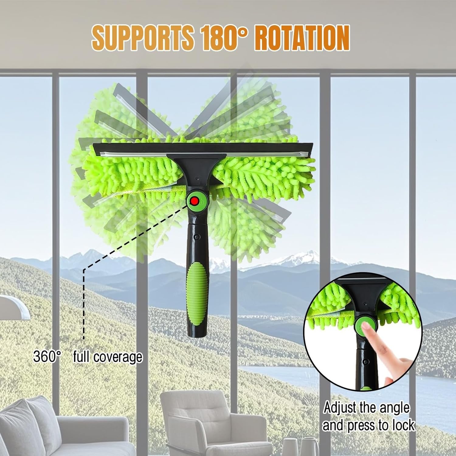4.5M Telescopic Extendable Window Cleaning Kit