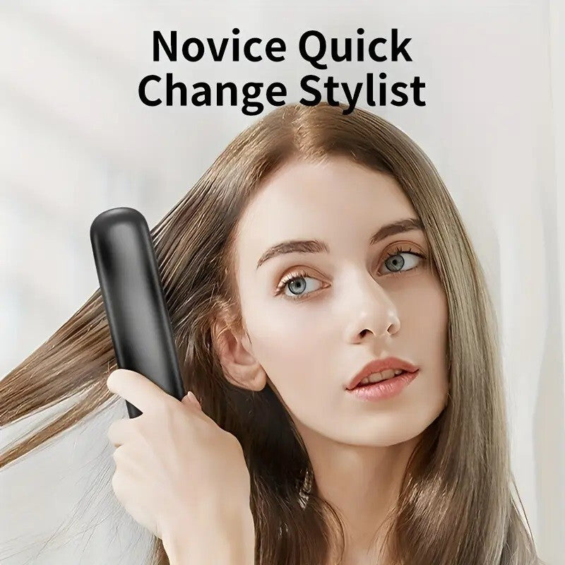 Cordless Portable Hair Straightener Brush