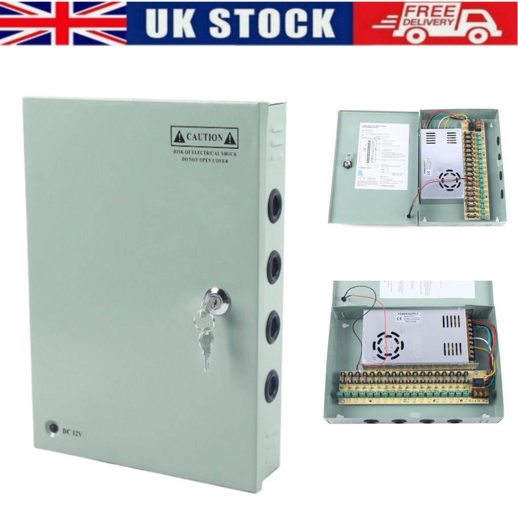 Reliable 18CH 12V CCTV Power Supply Box