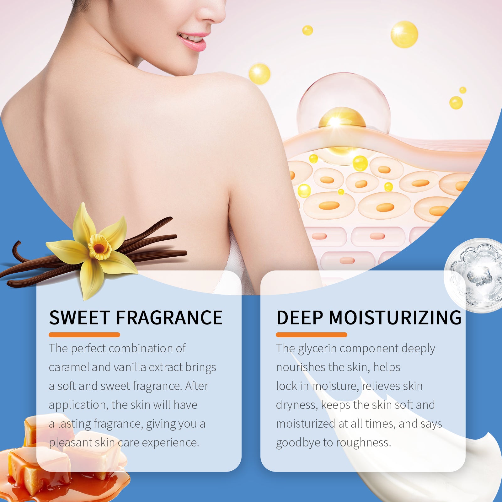 Caramel Vanilla Moisturizing Body Lotion