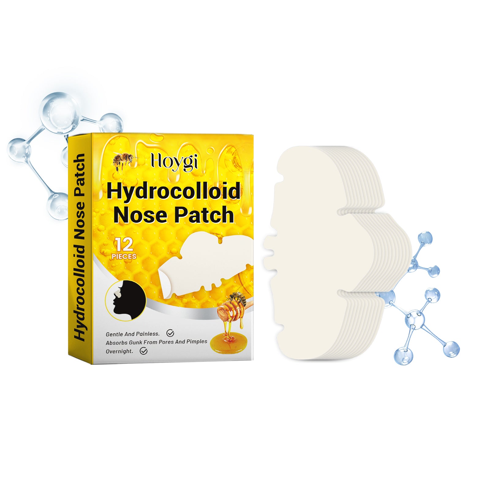 Hoygi Hydrocolloid Invisible Nose Patch