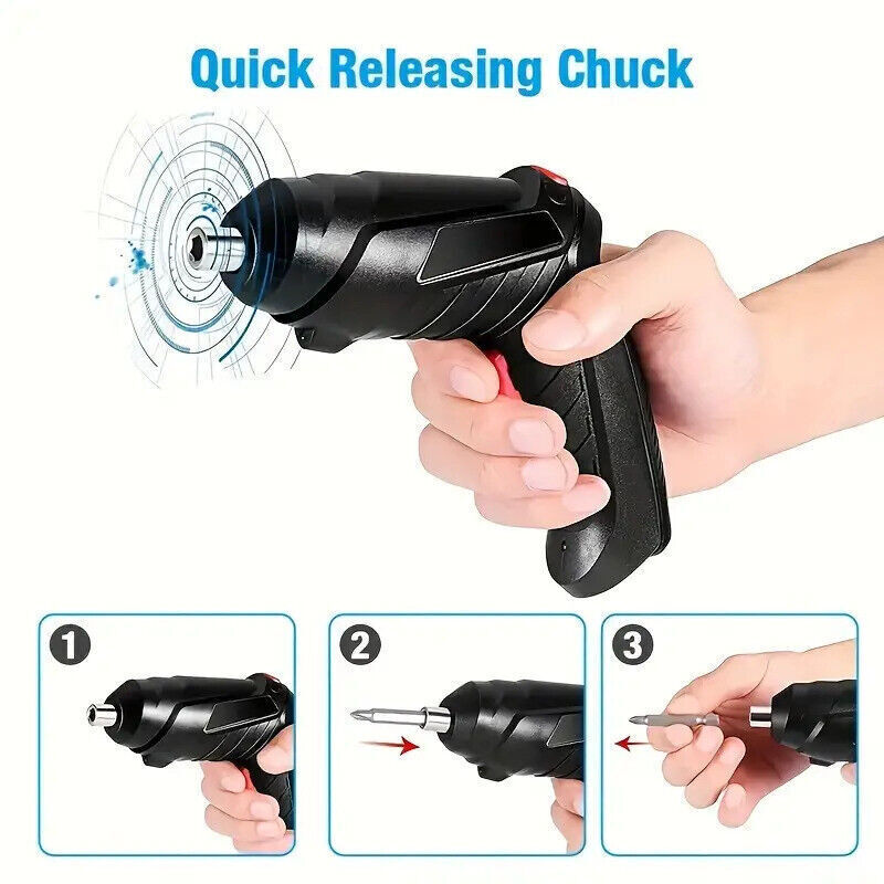 47PCS Rechargeable Electric Screwdriver Kit
