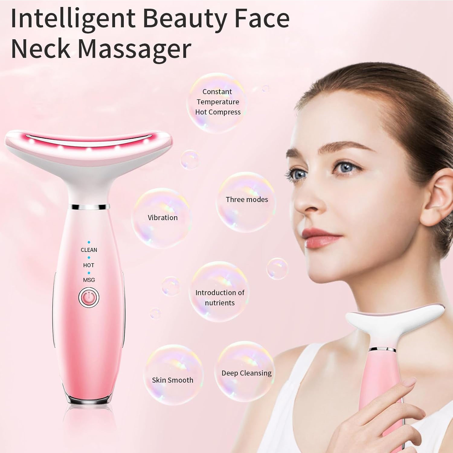 Revitalise & Sculpt: Premium 3-in-1 Neck & Face Massager