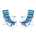 Folding Beach Chair Set of 2 - Perfect for Outdoor Relaxation