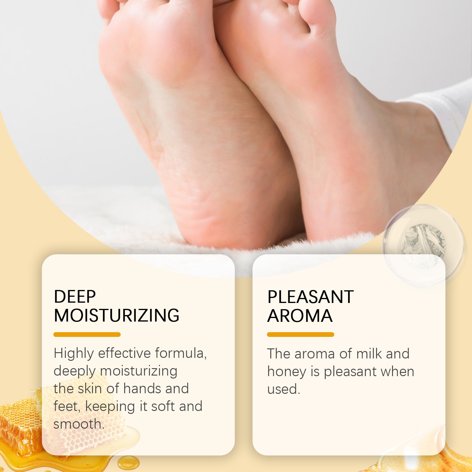 Nourishing Milk & Honey Hand and Foot Mask