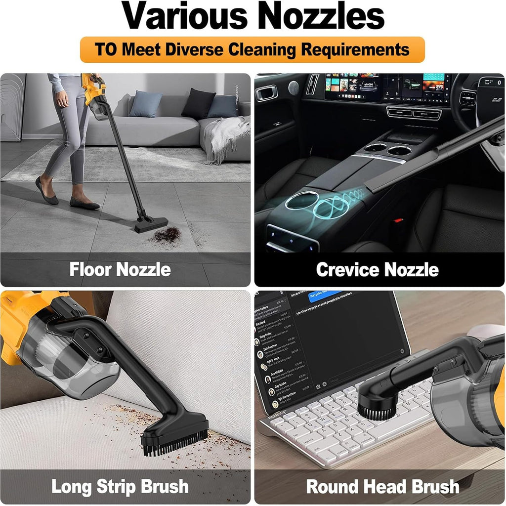 Cordless Handheld Vacuum Cleaner for D E WALT 20V Max