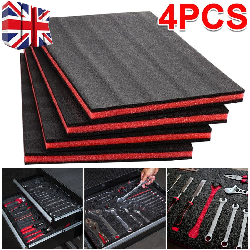 High-Density Tool Box Foam Inserts - 4 PCS