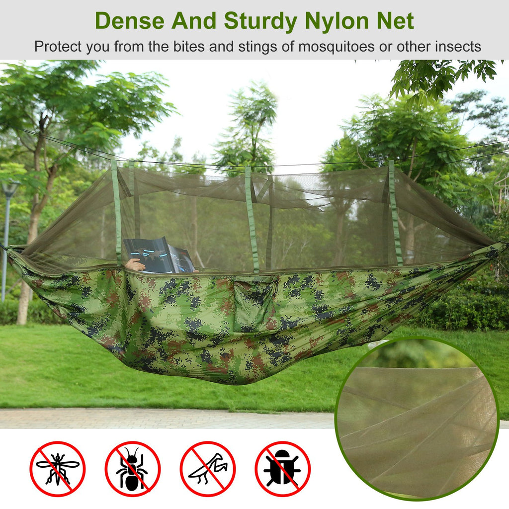 Comfortable Camping Hammock with Protective Net