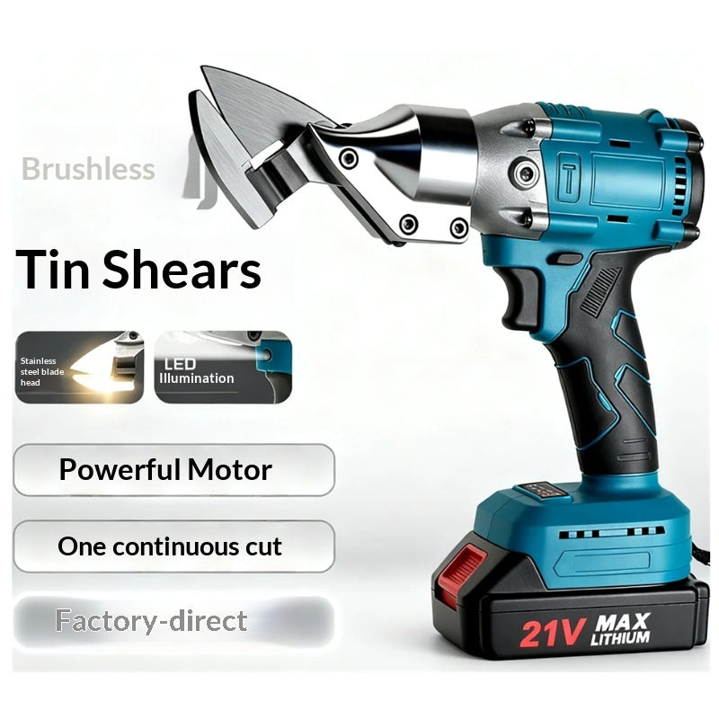 21V Brushless Cordless Lithium-Ion Sheet Metal Shears