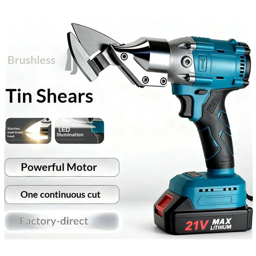 21V Brushless Cordless Lithium-Ion Sheet Metal Shears