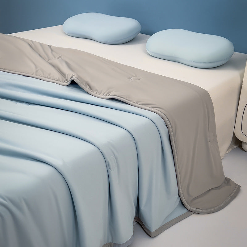 Cooling Silk Summer Quilt - For Beds