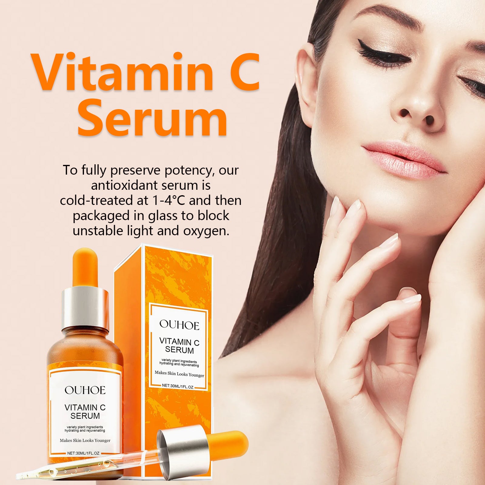 OUHOE Vitamin C Face Serum