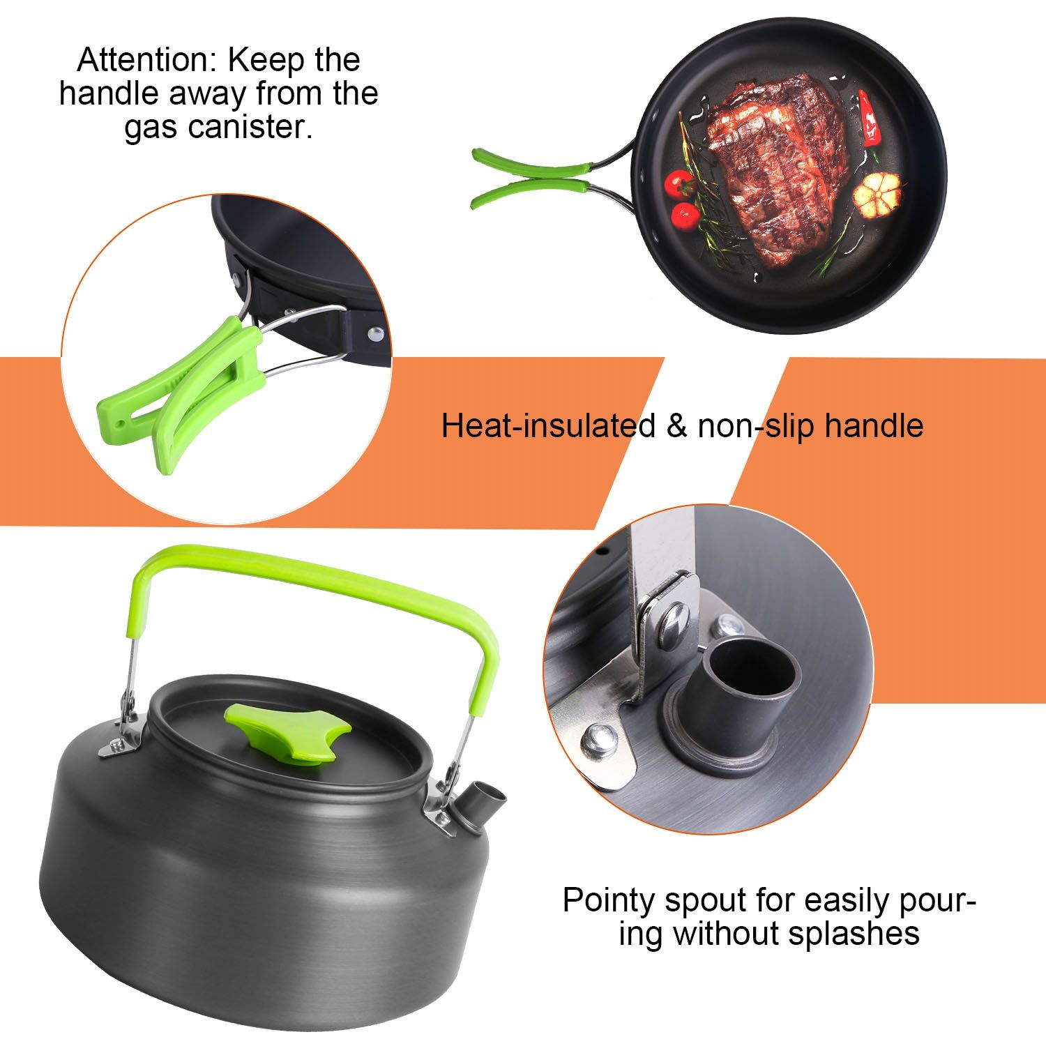 Ultimate 16-Piece Camping Cookware Set